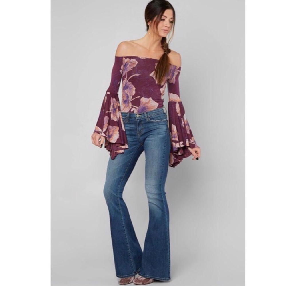 NWT Free People floral top